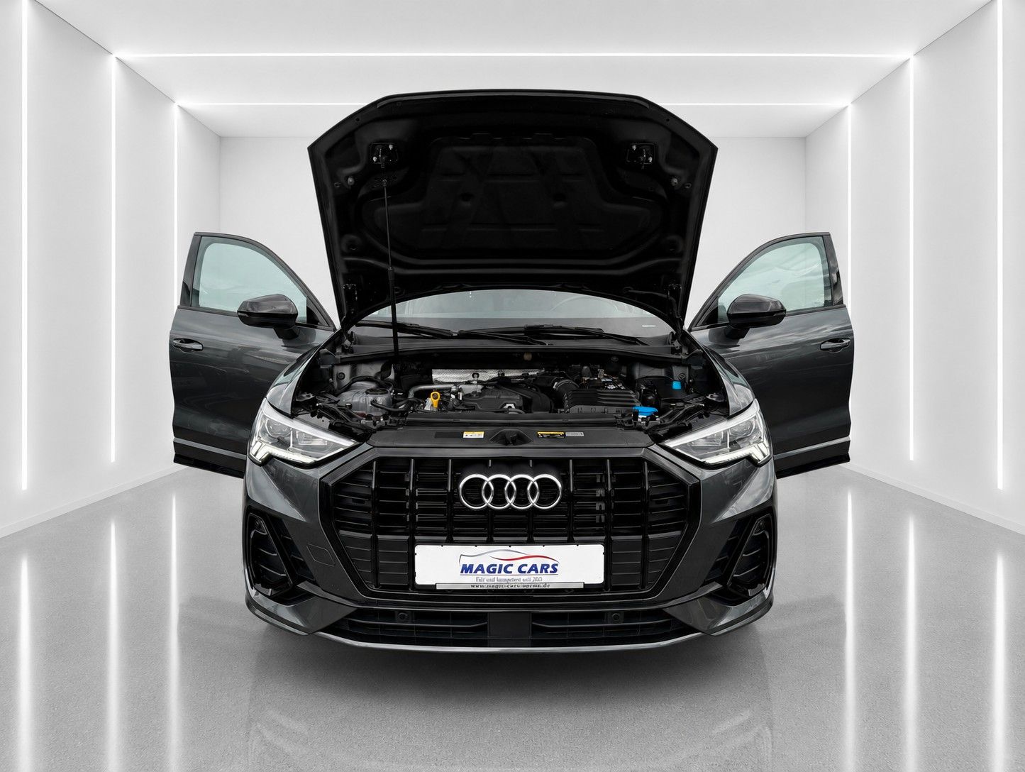 Fahrzeugabbildung Audi Q3 35 TFSI S line *Black-Style*LED*AHK*VIRTUAL* - mit KI generiert/bearbeitet
