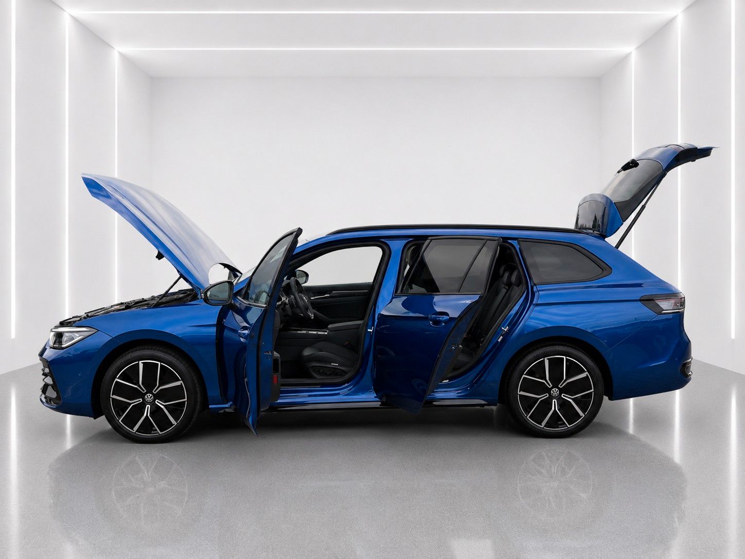 Fahrzeugabbildung Volkswagen Passat Variant 2.0TSI 4M R-Line Mega-Ausstattung - mit KI generiert/bearbeitet