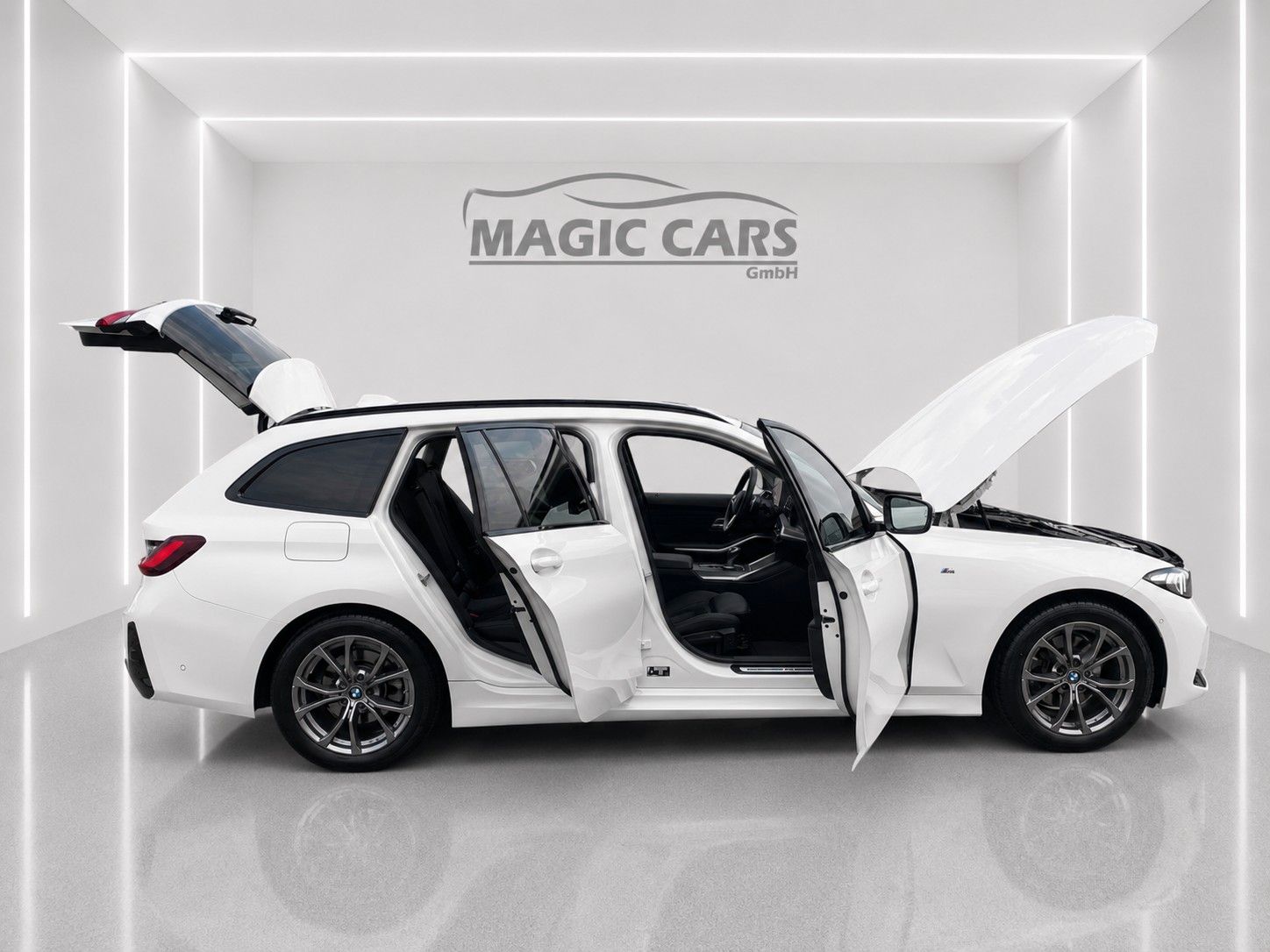 Fahrzeugabbildung BMW 320d Touring Aut. M Sport Shadow Line *Pano*AHK* - mit KI generiert/bearbeitet