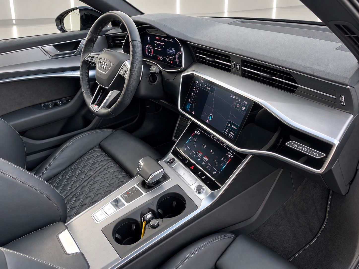Fahrzeugabbildung Audi A6 Avant 45 TFSI quattro S line*Mega-Ausstattung - mit KI generiert/bearbeitet
