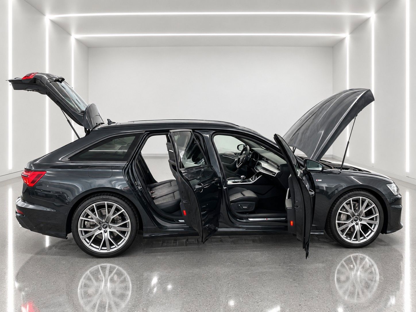 Fahrzeugabbildung Audi A6 Avant 45 TFSI quattro S line*Mega-Ausstattung - mit KI generiert/bearbeitet